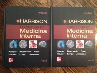 Principios de Medicina Interna 16° Edición Volumen 1 y 2 / Harrison